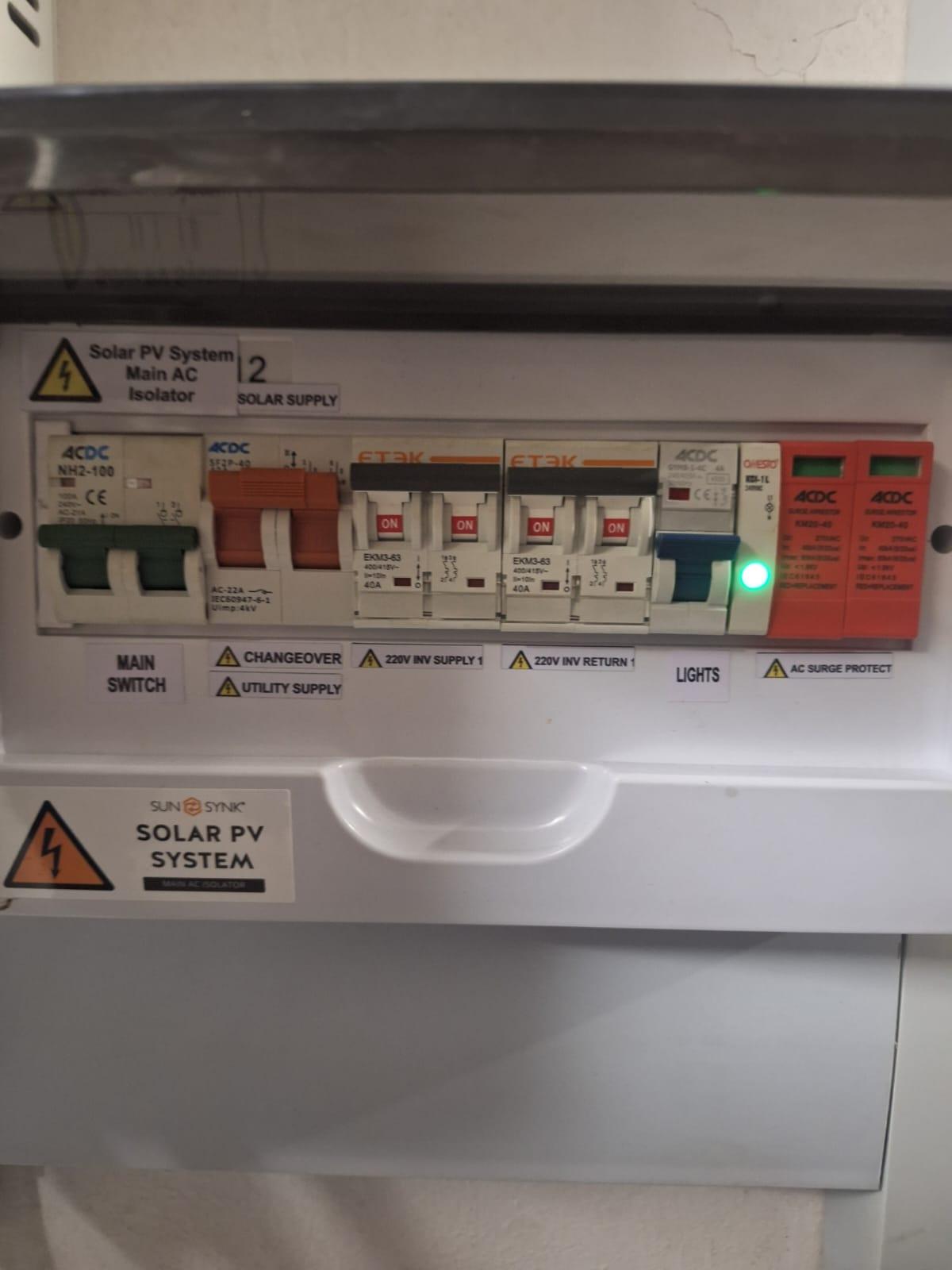 UPS System 5kW Deye Inverter with 5.1kWh LifePo4 Battery Backup Only Fully Installed - Livestainable.co.za