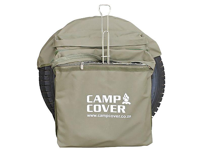 Camp Cover Wheel Bin Safari Ripstop Standard Khaki (Cover Only) - Livestainable.co.za