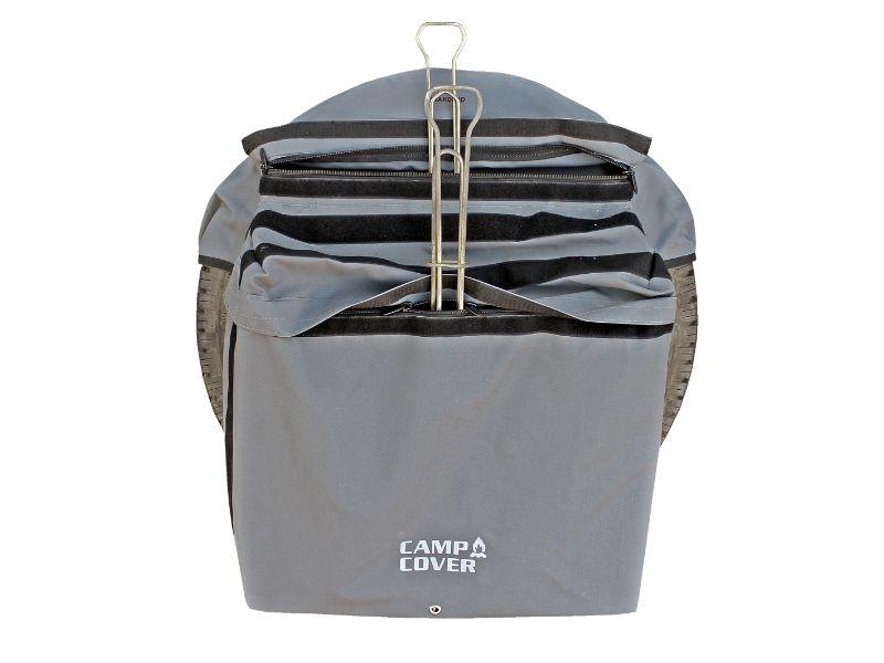 Camp Cover Wheel Bin Safari Ripstop Standard Charcoal - Livestainable.co.za