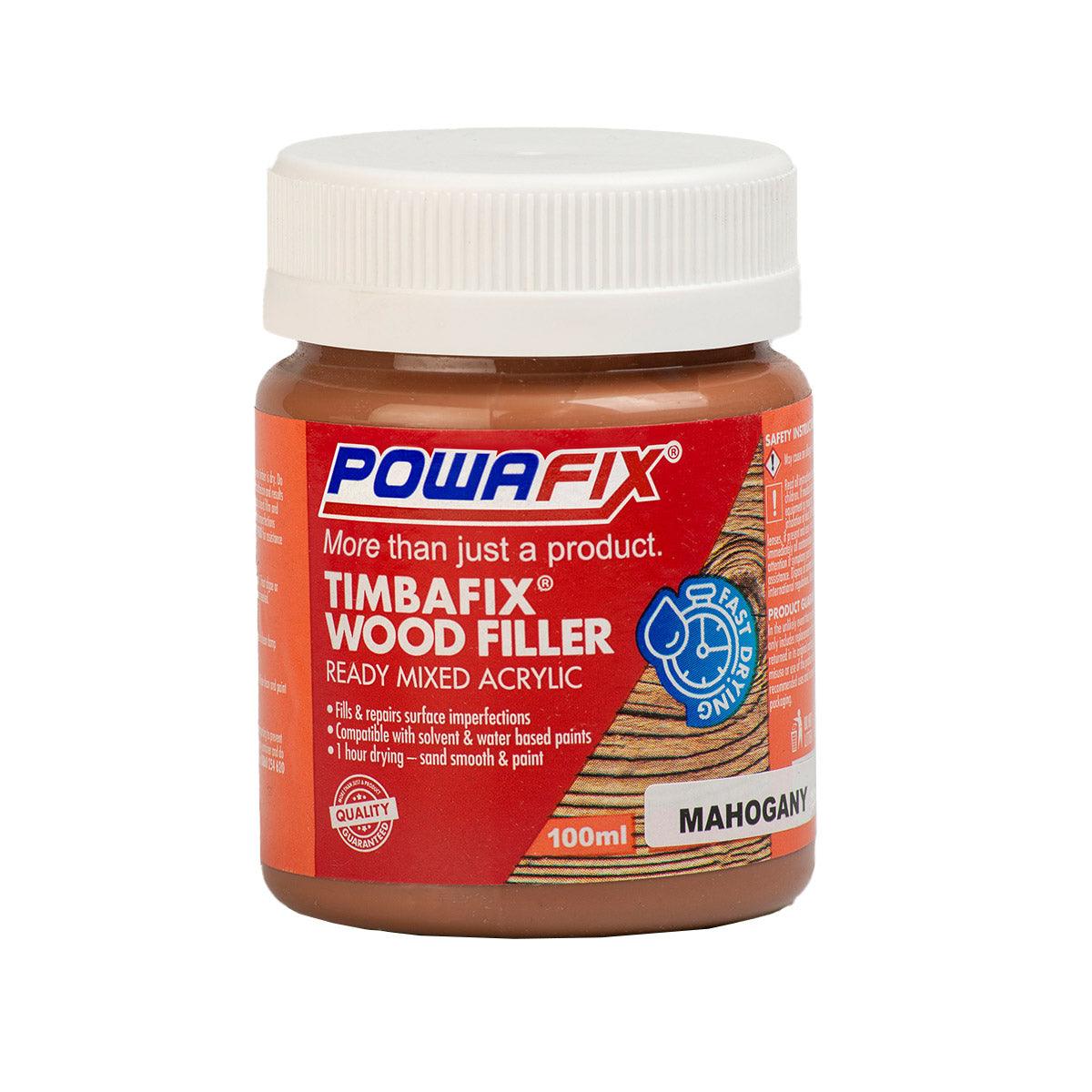 Powafix Timbafix Wood Filler Mahogany 100 Ml - Livestainable.co.za