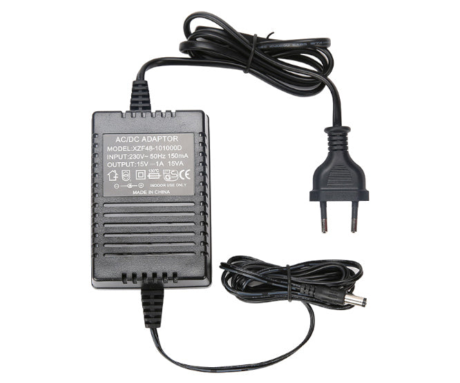 W/M Power Adapter I=220 V O=15 V 600m A X2 F48 15800 D