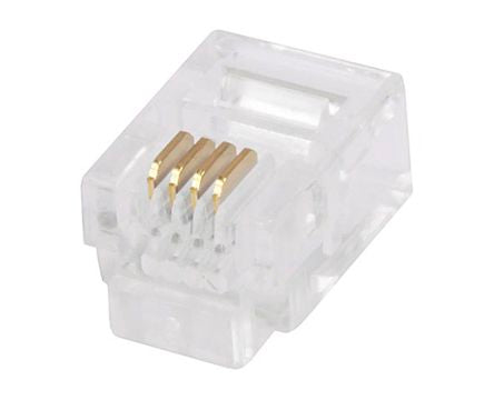 Rj11 Plug Modular 6 W4 P Multi X98064 *Dbk*