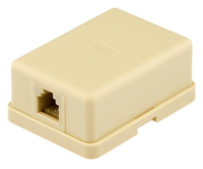 Socket W/M Tel/Net Rj12/Rj11 Sml X98353 B - Livestainable.co.za