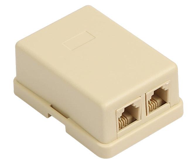 Socket W/M Tel/Net 2x Rj12 Dual X98354 X - Livestainable.co.za