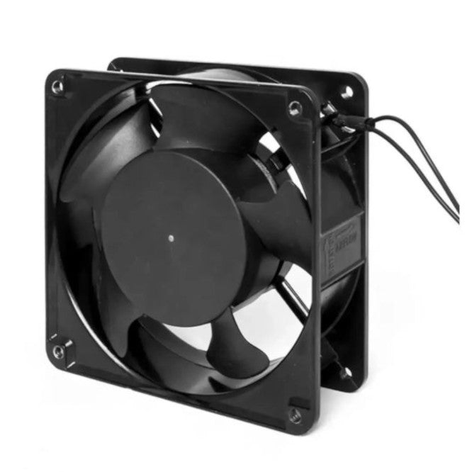 230 Vac Axial Cooling Fan 180sqx60mm Ball 18 Cfm 2 Leads Xa18060 Ha2 Bl