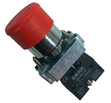 22mm Push Button Return Reset Nc Red Pb Adp2 Bs442 - Livestainable.co.za