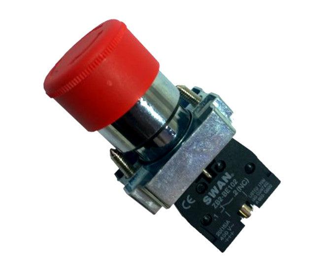 Push Button Emergency Stop Return Reset N/C 30mm Pb Adp2 Bs442 - Livestainable.co.za