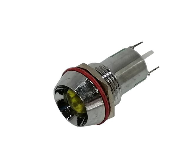 10 Mm Led Indicator 24 Vdc Yellow Xd22 16 24 Vdc Yl