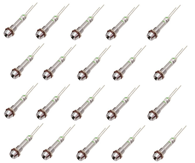 6 Mm Led Indicator 24 Vdc Green 100/Box Xd22 6 24 Vdc Gr