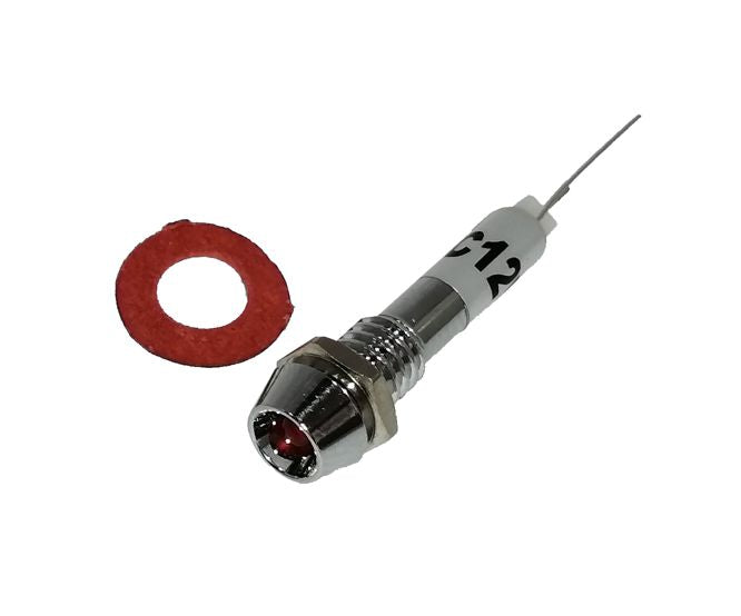 6 Mm Led Indicator 12 Vdc Red Xd22 6 12 Vdc Rd