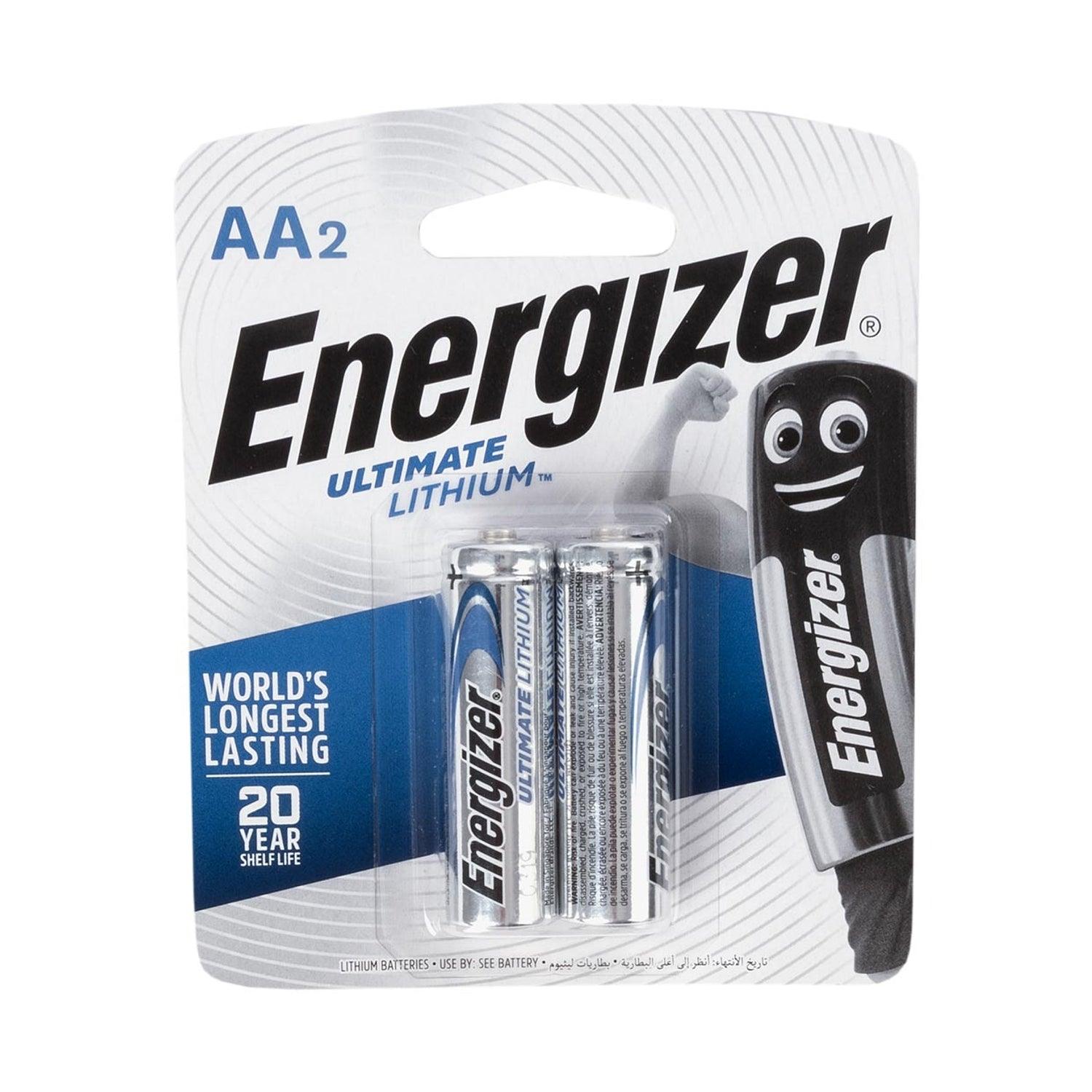 Energizer Ultimate Lithium: Aa 2 Pack (Moq6) - Livestainable.co.za