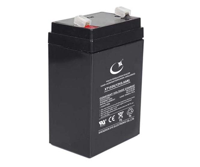 Sla Battery 12 V 2.6 Ah 70x47x98(102) Xt1226 - Livestainable.co.za