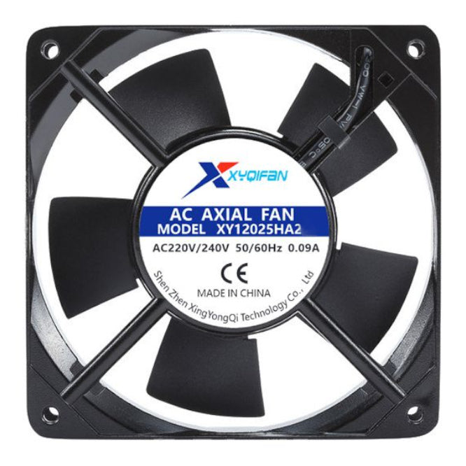 220 V Axial Fan 120sqx25mm Ball 58 Cfm Leads Xy12025 Ha2 Bl
