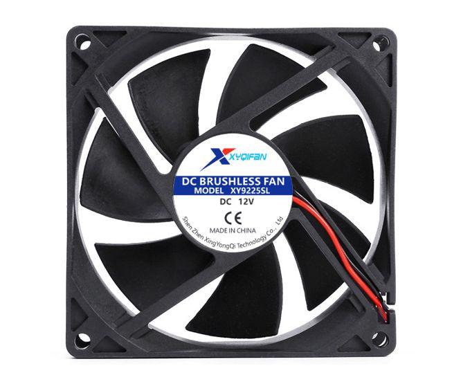 12 V Axial Fan 92sqx25mm Sleeve 60 Cfm Leads Xy9225 S12 H - Livestainable.co.za