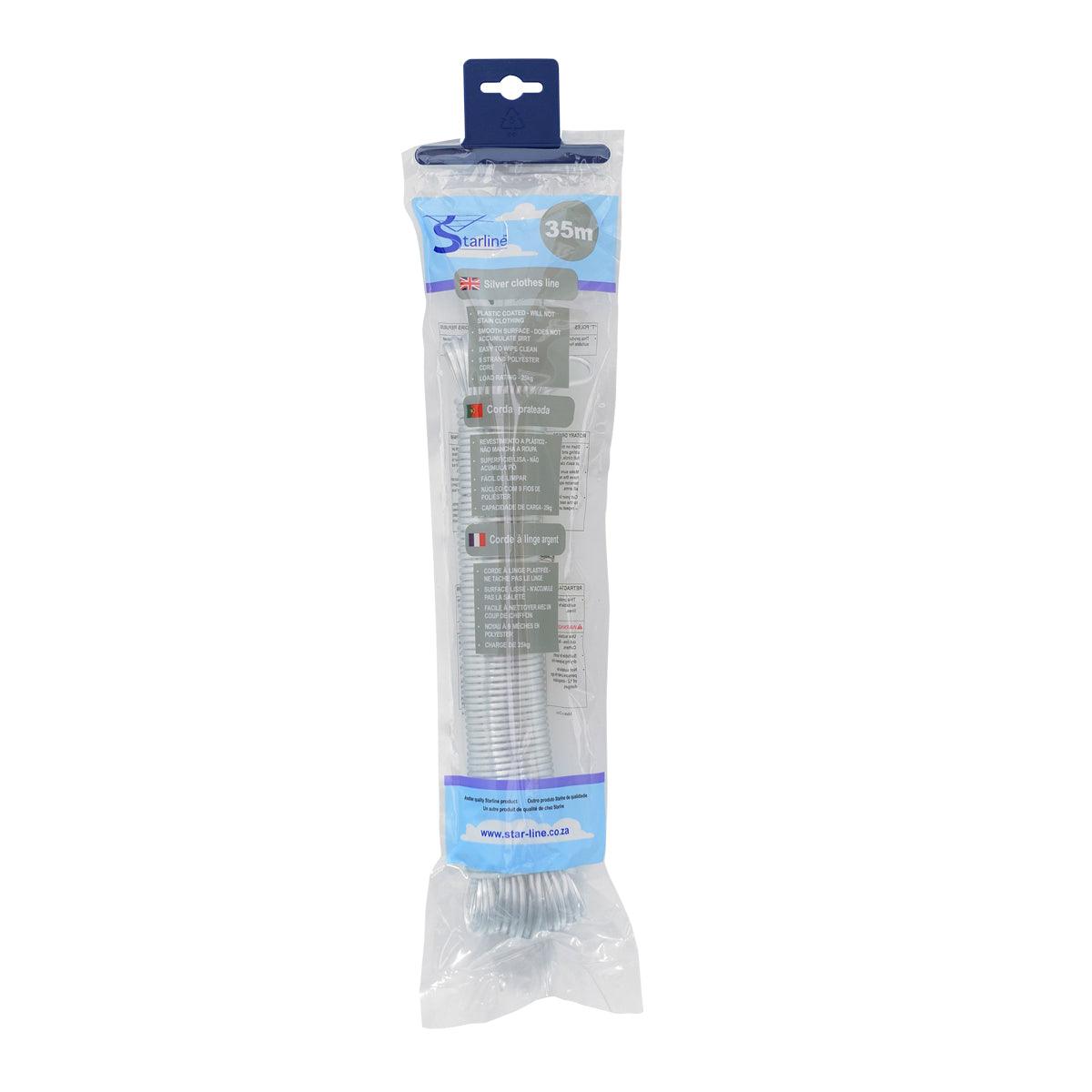 Starline Washing Line Silver Med Duty 3 Mmx35 M - Livestainable.co.za