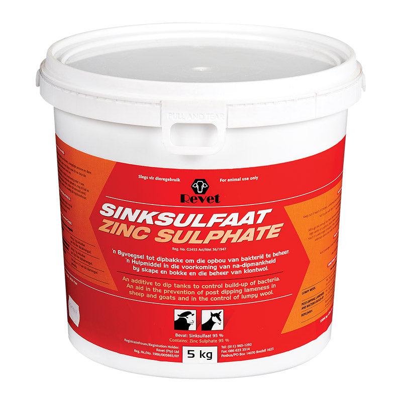 Revet Zink Sulphate 5 Kg - Livestainable.co.za