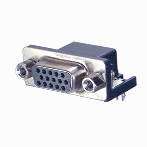 Hi Density Socket D Sub 15 W Vga Pcb R/A Vhrs01 F151 A