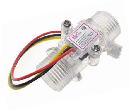 Water Flow Sensor Od=2x20mm Id=2x14.5mm 3.5 Vdc 15m A Yf S201 C