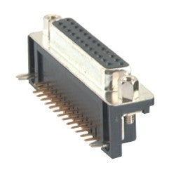 Socket D Sub 37 W Pcb R/A Metal Dbl 37 Sr R/A Angle