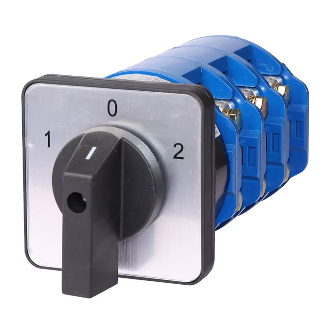 Rotary Cam Switch 3 Pos 3 Pole 1 0 2 10 A 660 V 30x30mm Ymw26 10 Dd404/3 B