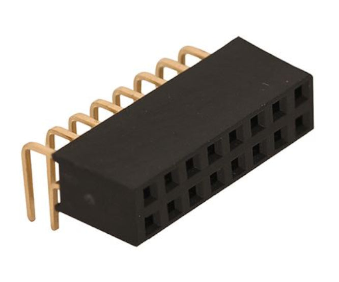 Socket Dual 16 W Housed R/A 2.54 16 Fpr