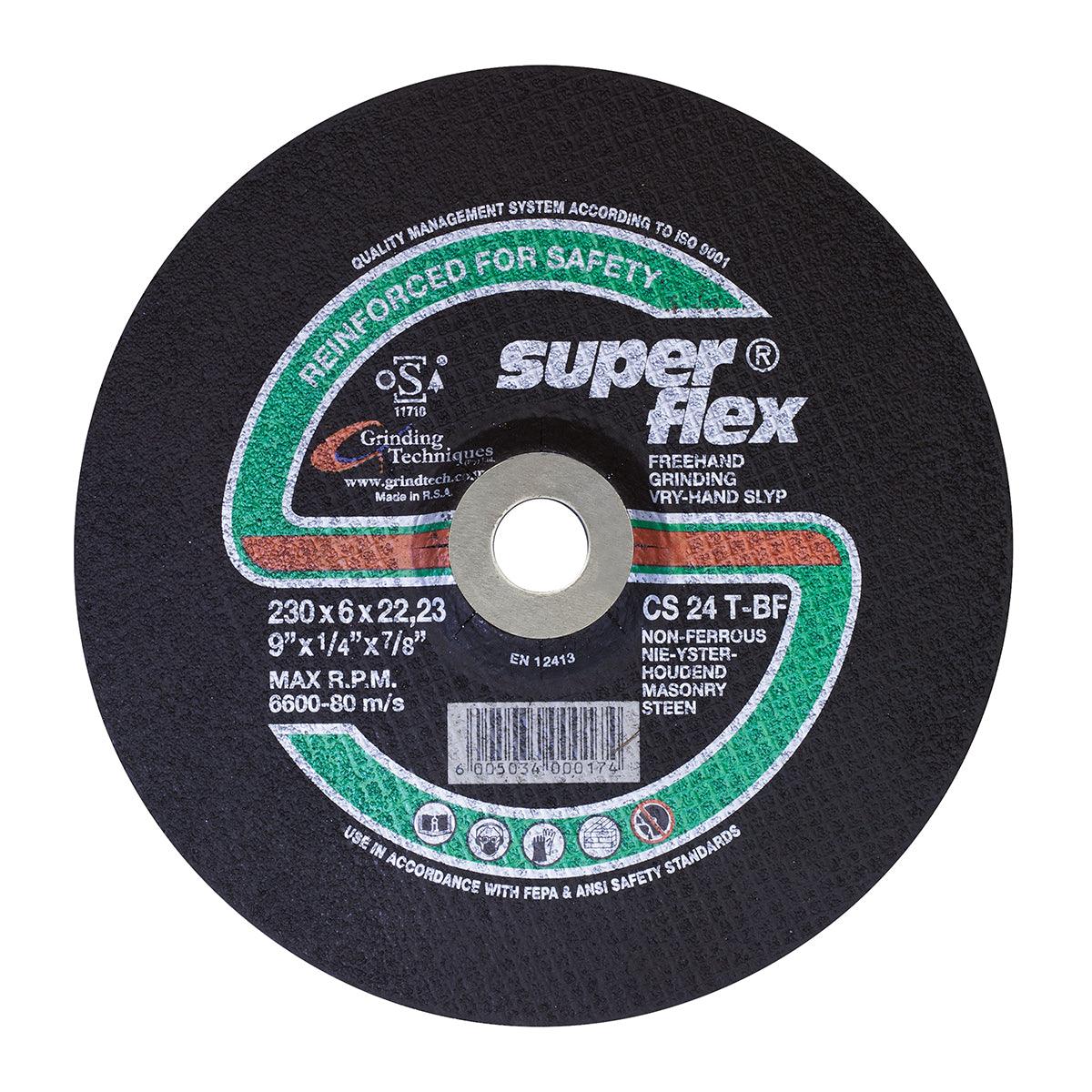 Superflex Grinding Disc Dome Masonry 230 X6 Mm - Livestainable.co.za