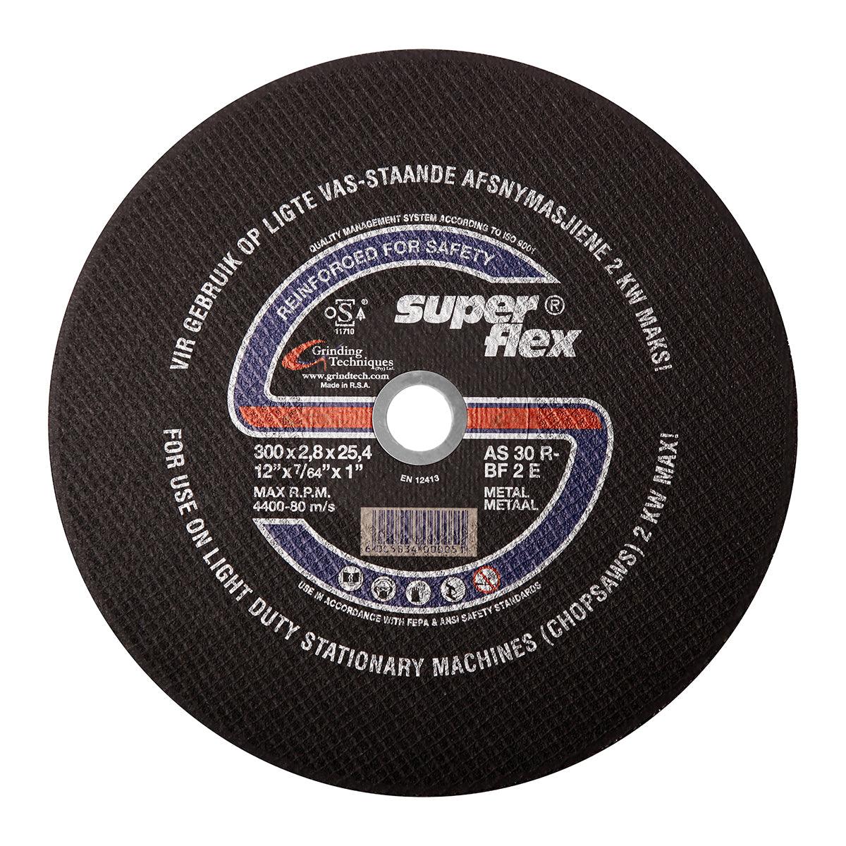 Superflex Cutting Disc Flat Steel 300 X2.8 Mm - Livestainable.co.za