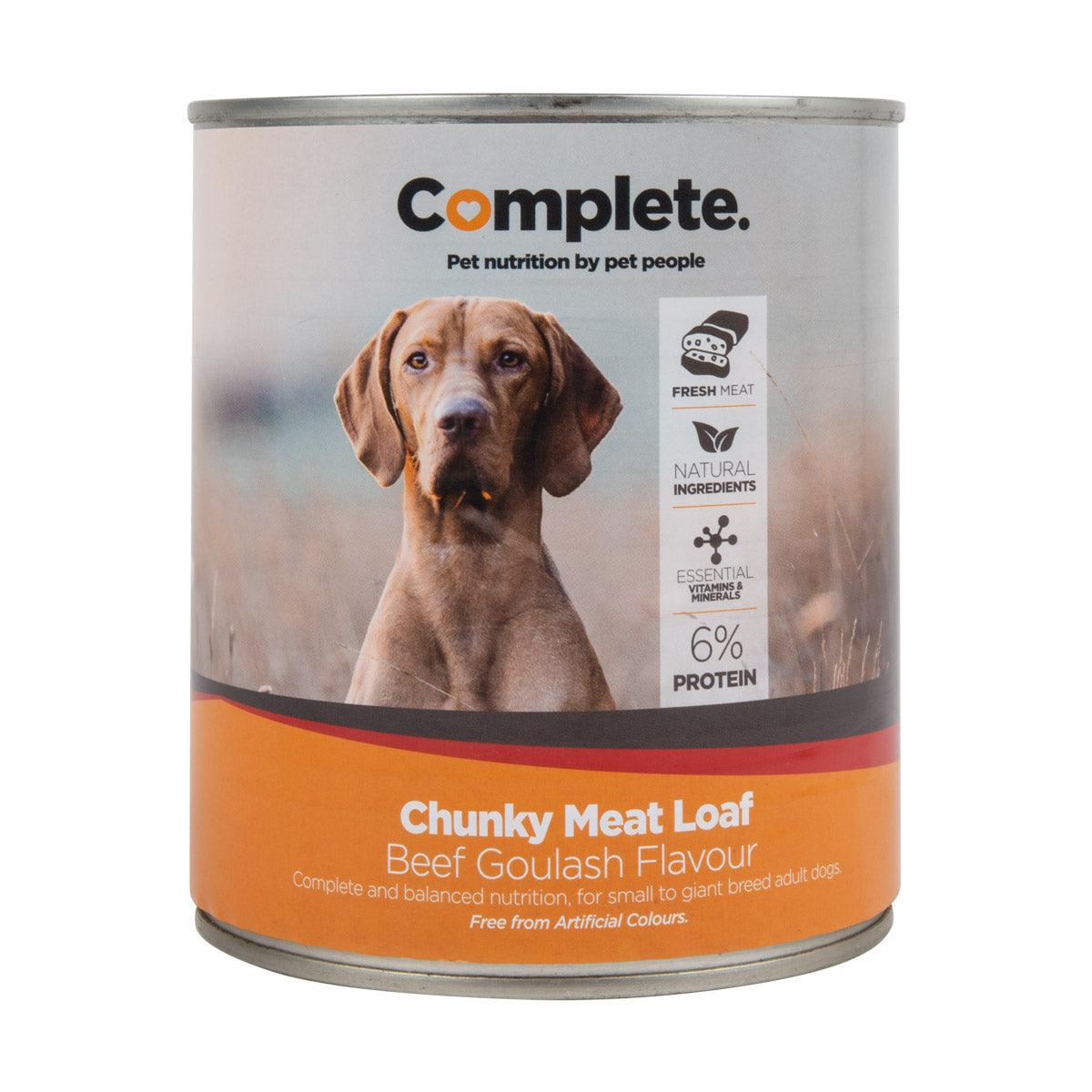 Complete Dog Food Tin Beef Goulash 775 G - Livestainable.co.za