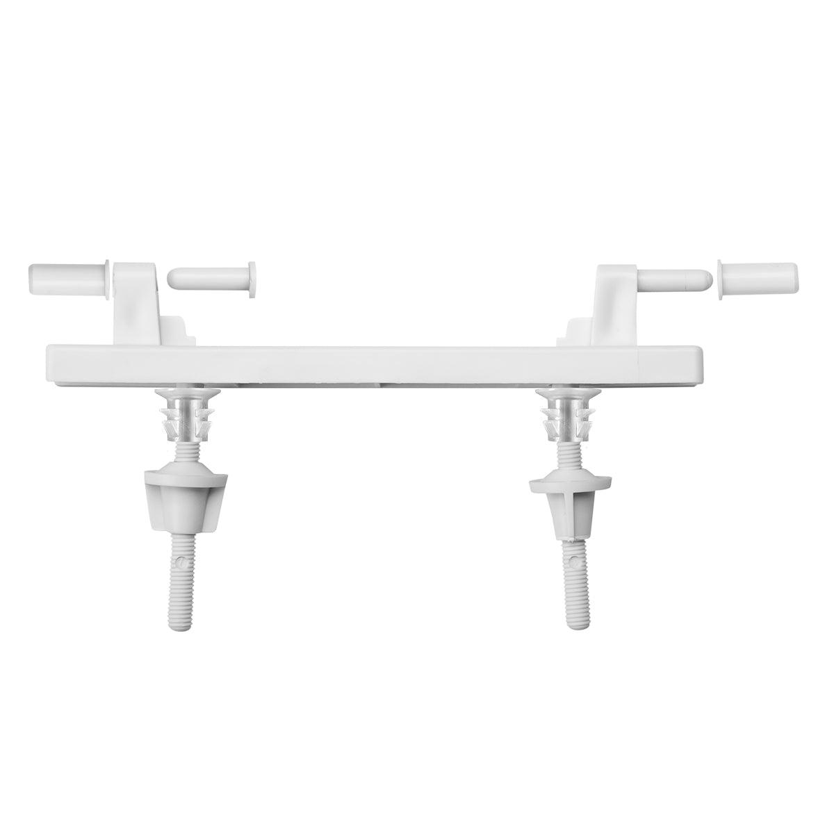 Wirquin Seat Hinge Set Club Plastic White - Livestainable.co.za