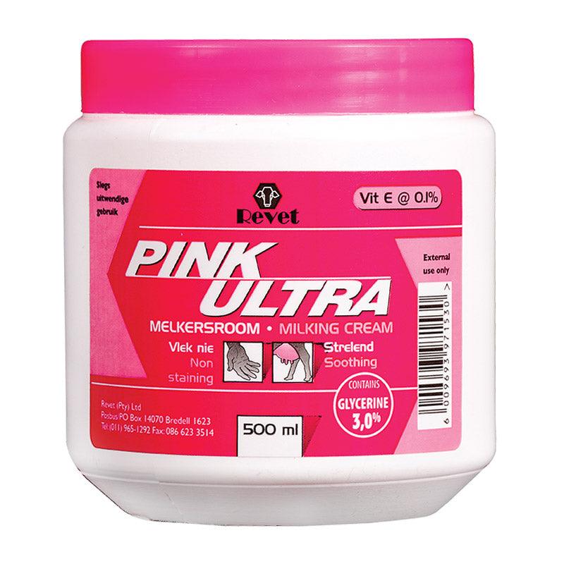 Revet Milking Cream Pink Ultra 500 Ml - Livestainable.co.za