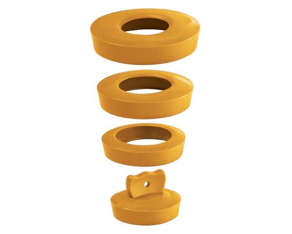 Wirquin Universal Basin/Sink Plug Orange - Livestainable.co.za