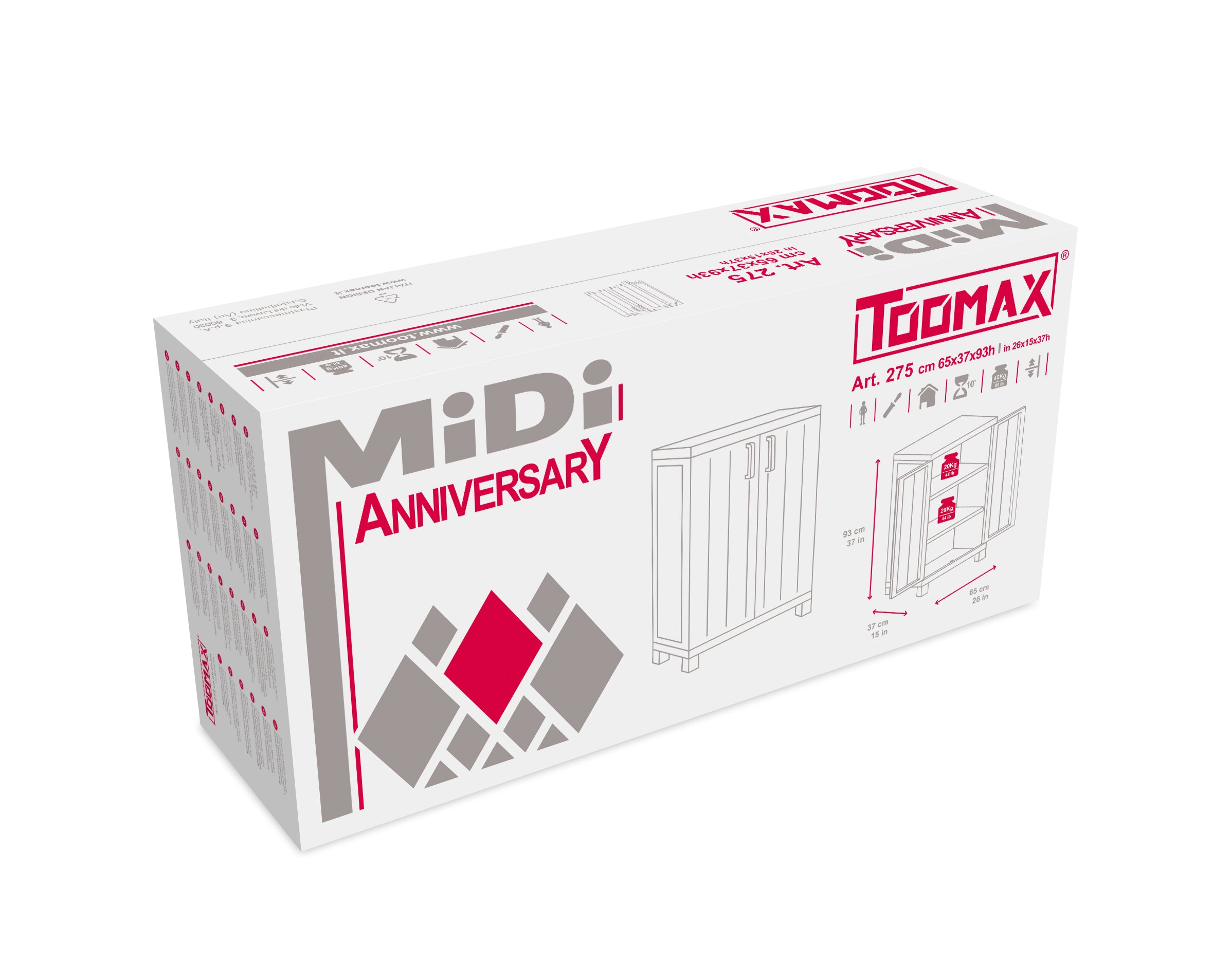 Toomax Anniversary Midi Short Cabinet