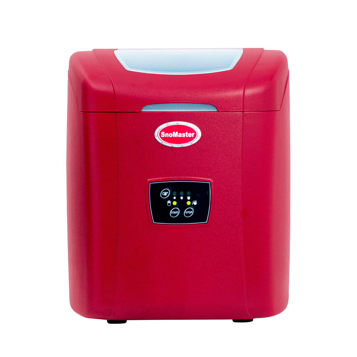 SnoMaster - 12Kg/24Hr Counter-Top Bullet Type Ice-Maker - Red (ZB-14R)