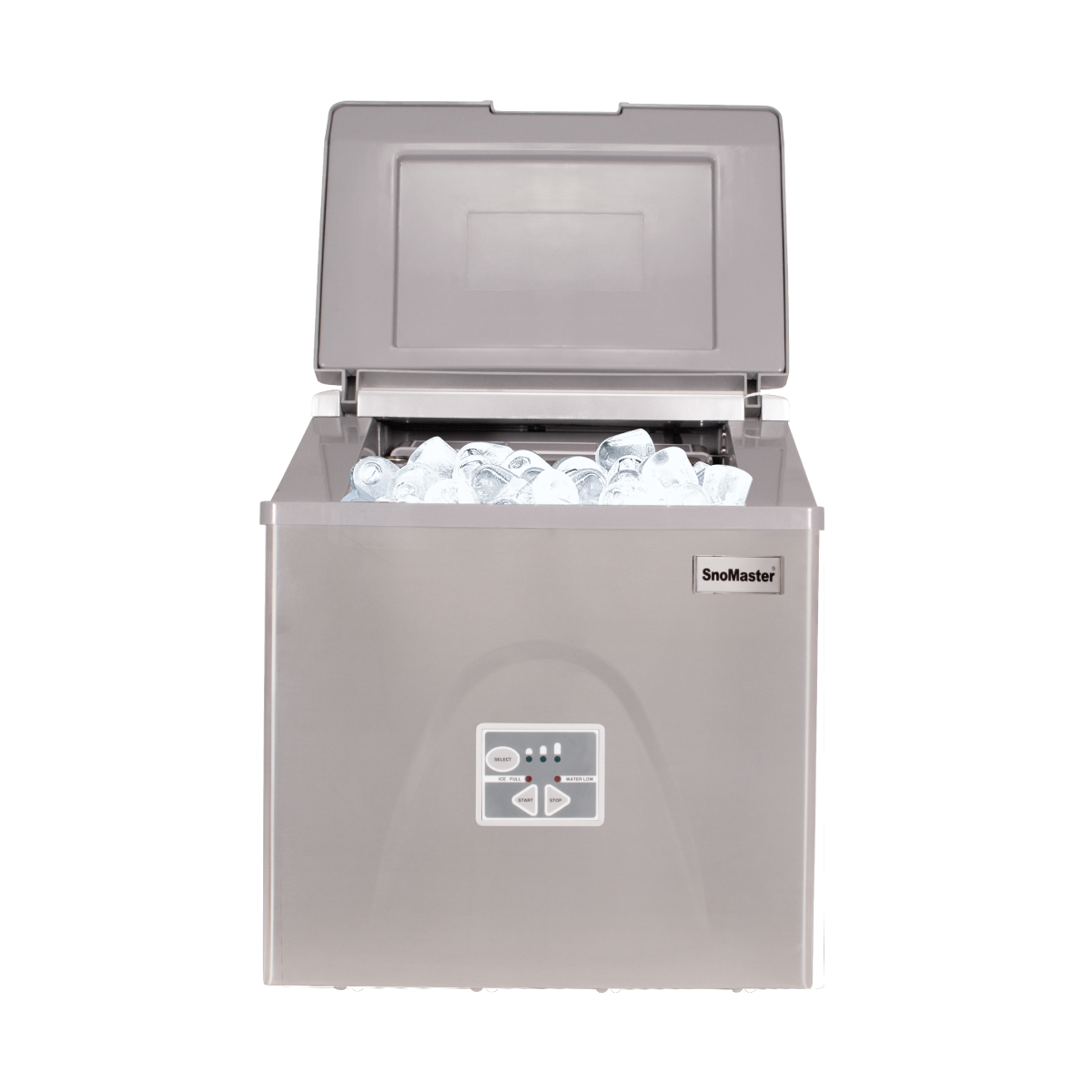 SnoMaster - 20Kg/24Hr Counter-Top Bullet Type Ice-Maker - Stainless Steel (ZBC-20)