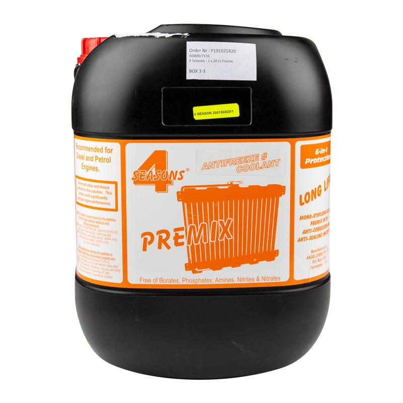 4 Seasons Anti Freeze 50% Premix 20 L - Livestainable.co.za