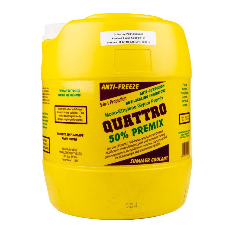 Quattro Anti Freeze Summer Coolant 20 L - Livestainable.co.za