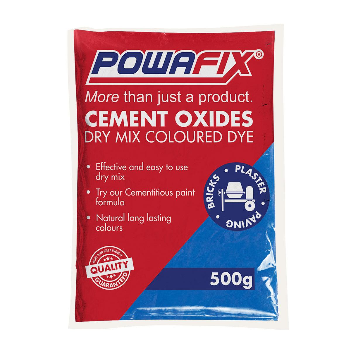 Powafix Cement Oxide Powder Blue 500 G - Livestainable.co.za