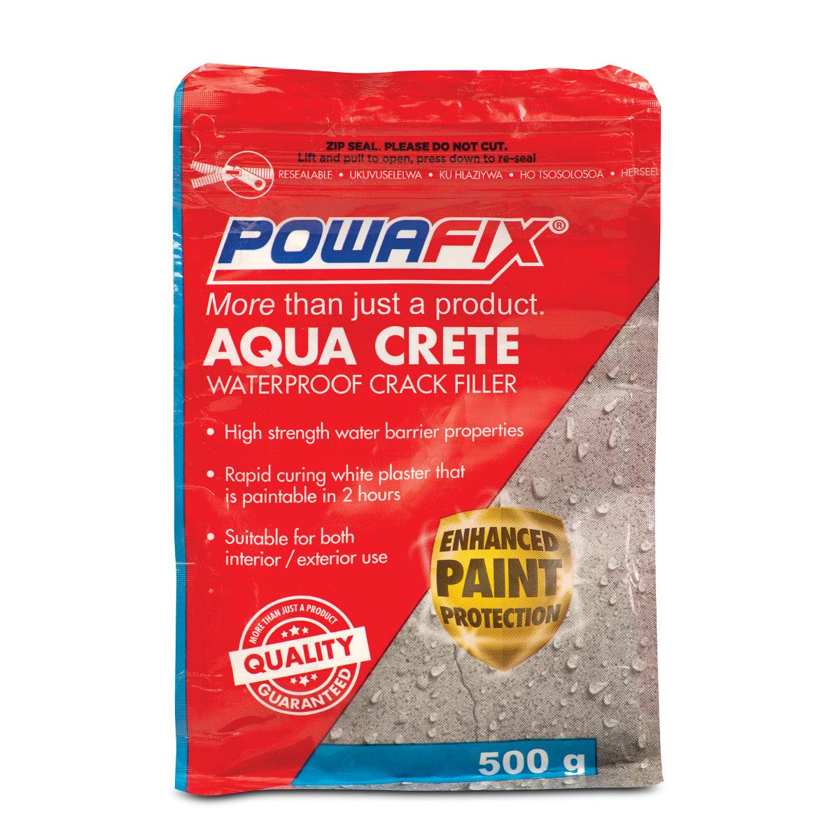 Powafix Aqua Crete Waterproof Crack Filler 500 G - Livestainable.co.za