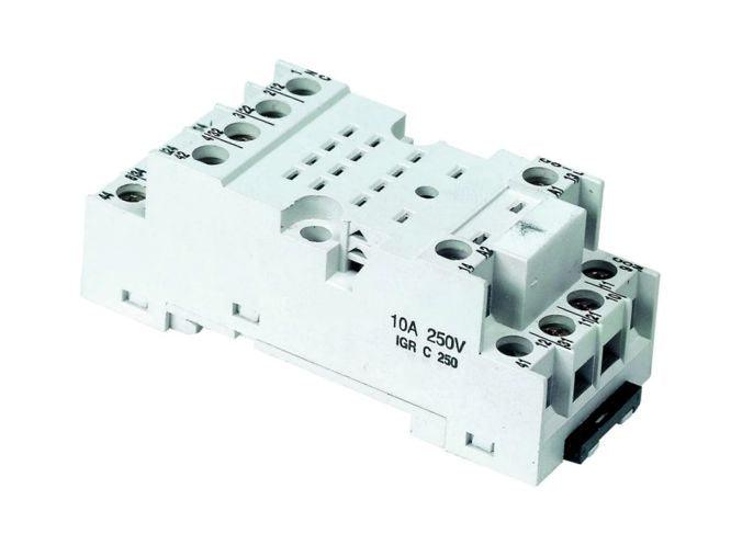 Din Relay Socket 14 Pin Retangular 4 Pdt Zm4 Vp - Livestainable.co.za