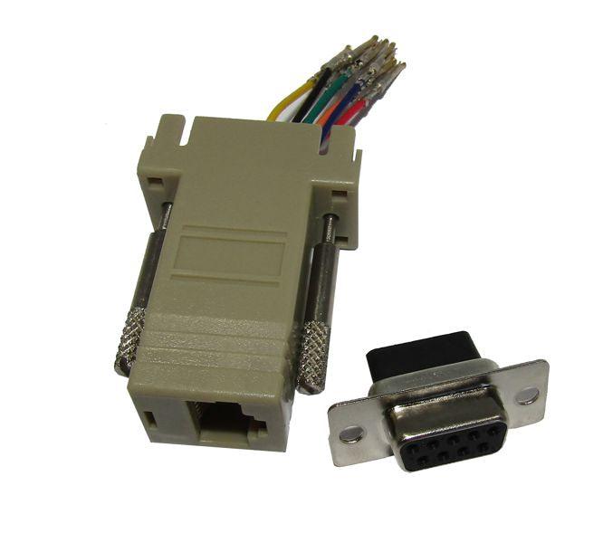 Rj45 Socket To 9 W D Sub Socket Breakout Adaptor Zp09 F8 C - Livestainable.co.za