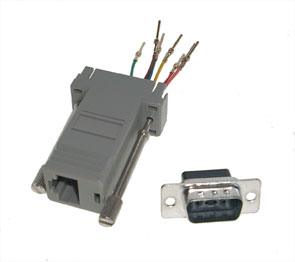 Rj45 Socket To 9 W D/Sub Plug Breakout Adaptor Zp09 M8 C - Livestainable.co.za