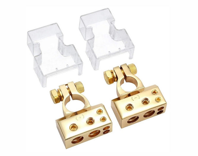 Power Block Battery Clamp Terminals Set Zpcual4