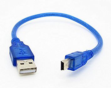 Lead Usb A Plug To 5 P Mini B Plug 1 M Blue Zr07016 1 Bl *Dbk*