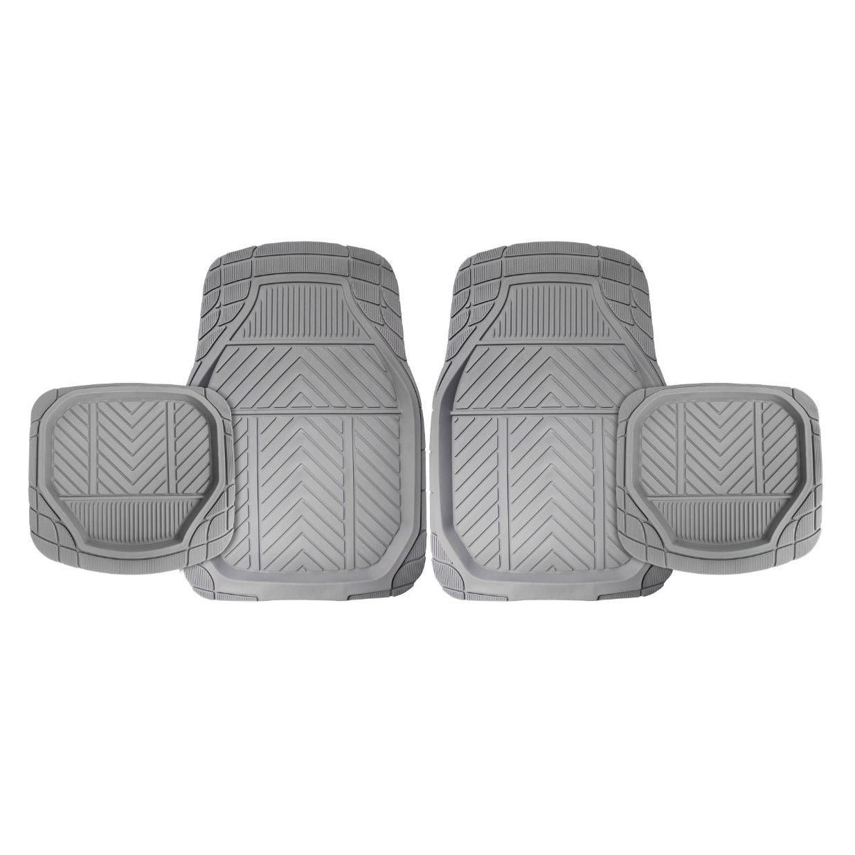 Car Mat 4 Pc Set Deep Trough
