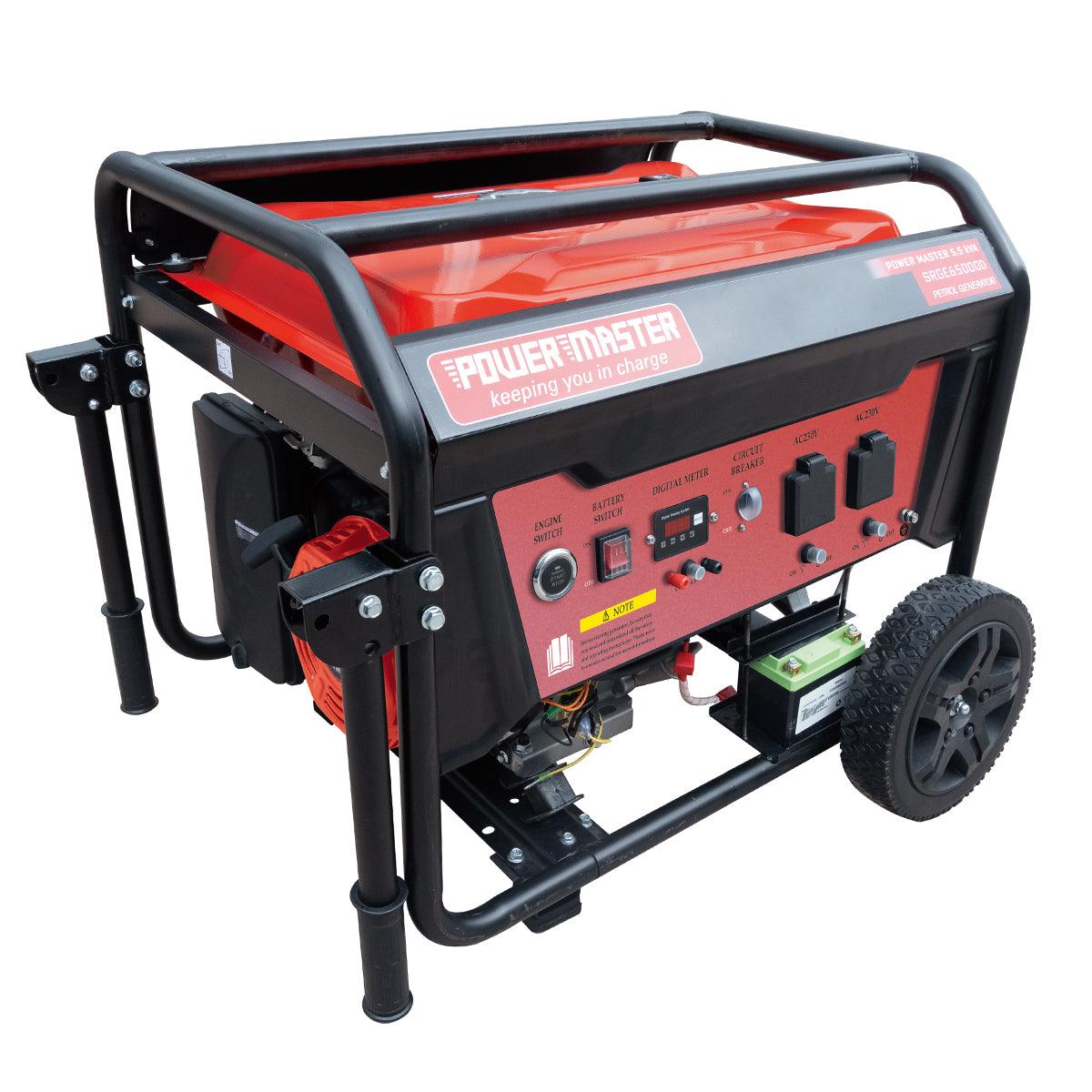 Powermaster Generator 5.5 Kva Petrol Push Button St - Livestainable.co.za