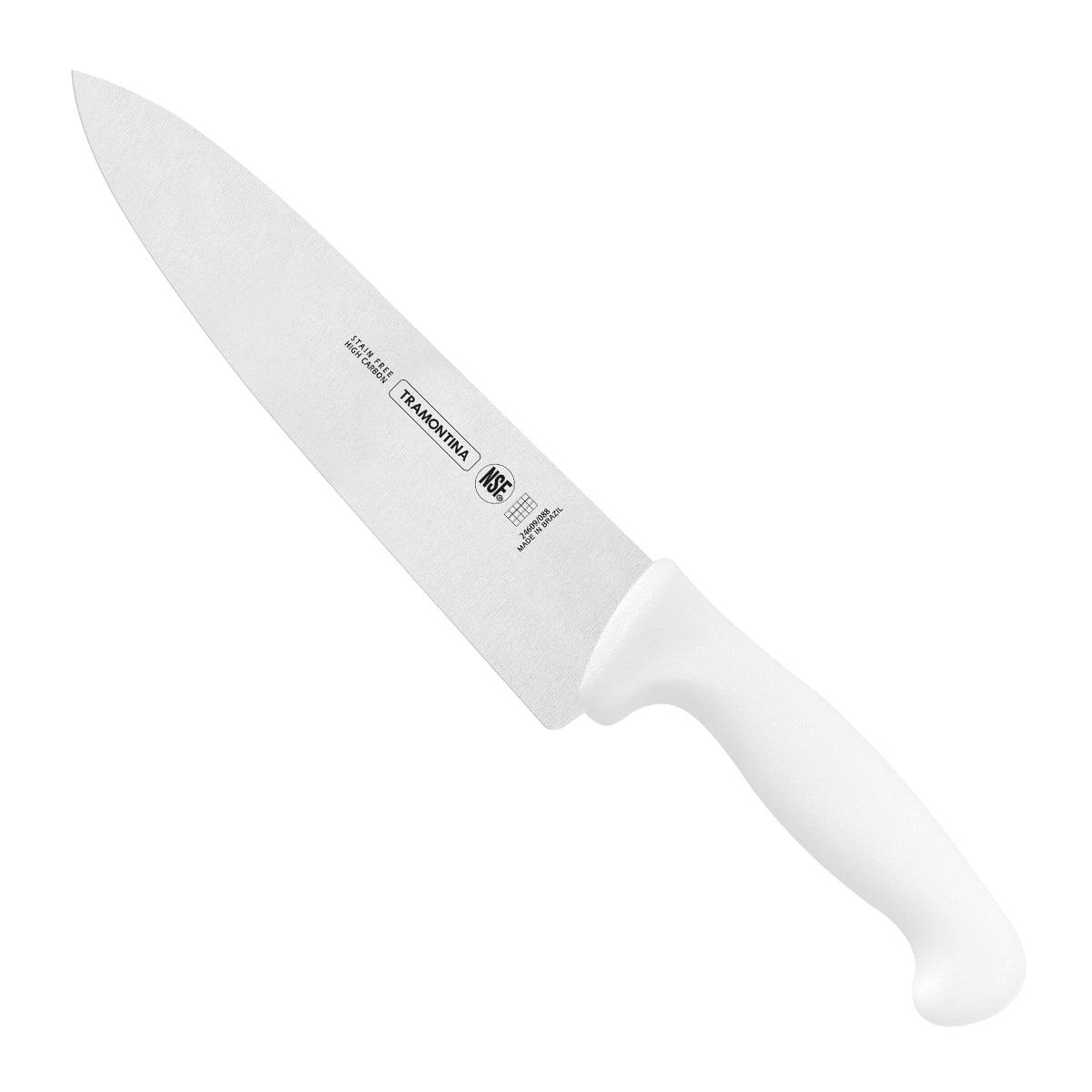 Tramontina Professional Cooks Knife 20 Cm White - Livestainable.co.za