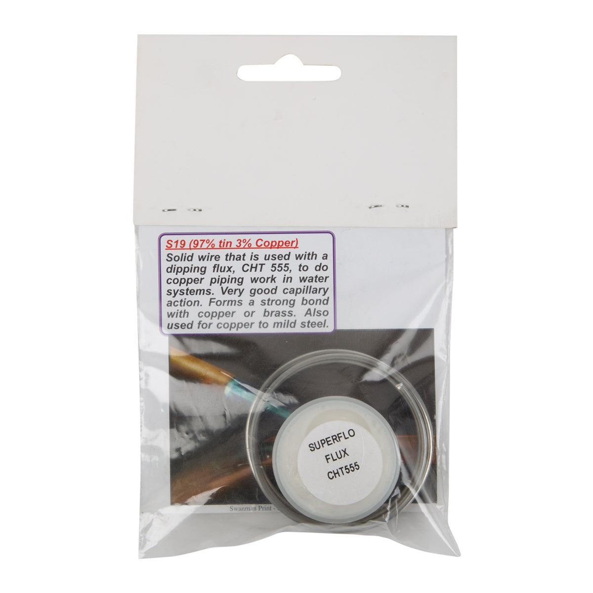 Solder Wire 15 G 97/3 & Flux Diy Kit - Livestainable.co.za