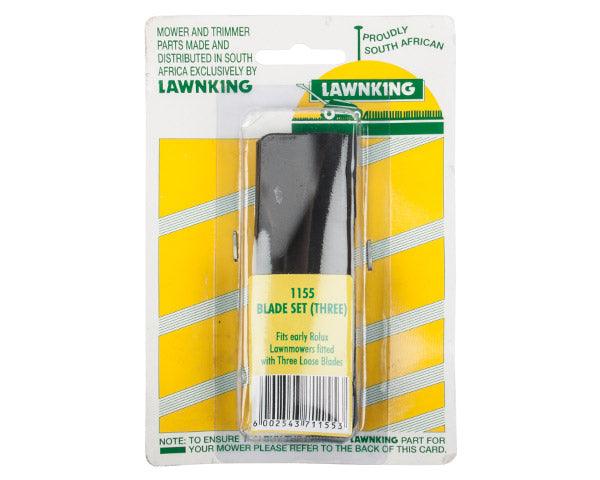 Lawnking L/Mower Blade 3 Piece Rolux - Livestainable.co.za