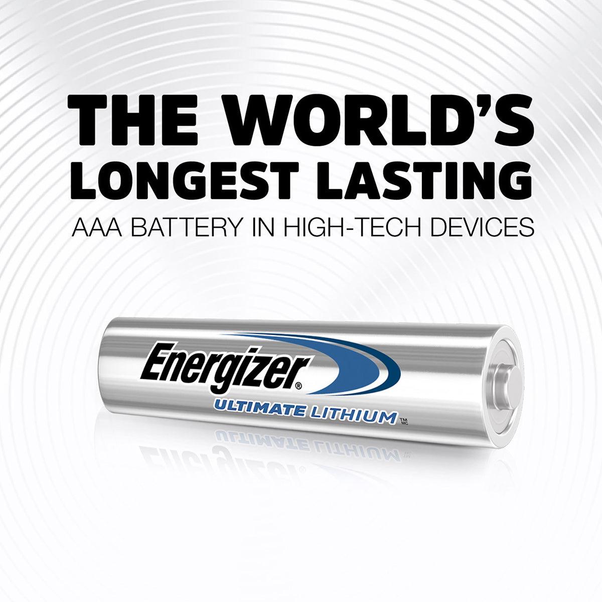 Energizer Battery Ultimate Lithium Aaa 2 Pack - Livestainable.co.za