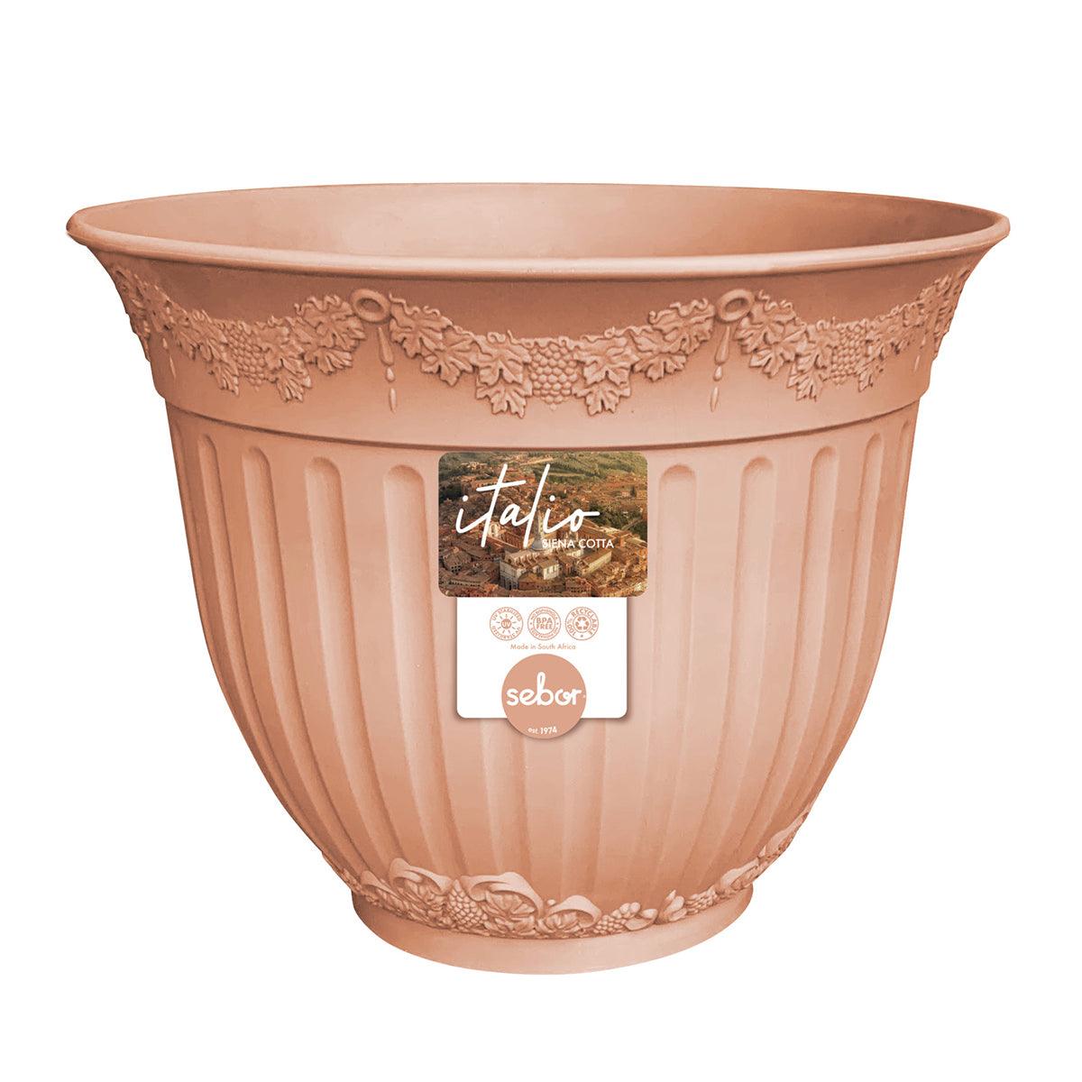 Sebor Italio Sienna Pot 35 Cm Cotta - Livestainable.co.za